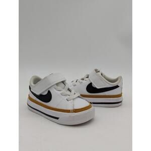 Nike Court Legacy Shoes Toddler Baby Size 4C White Slip-On Sneakers DA5382-102